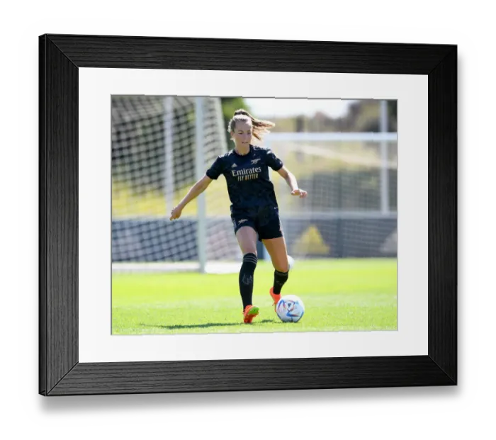 Framed Print : Arsenal Women Train at Adidas Headquarters in Germany