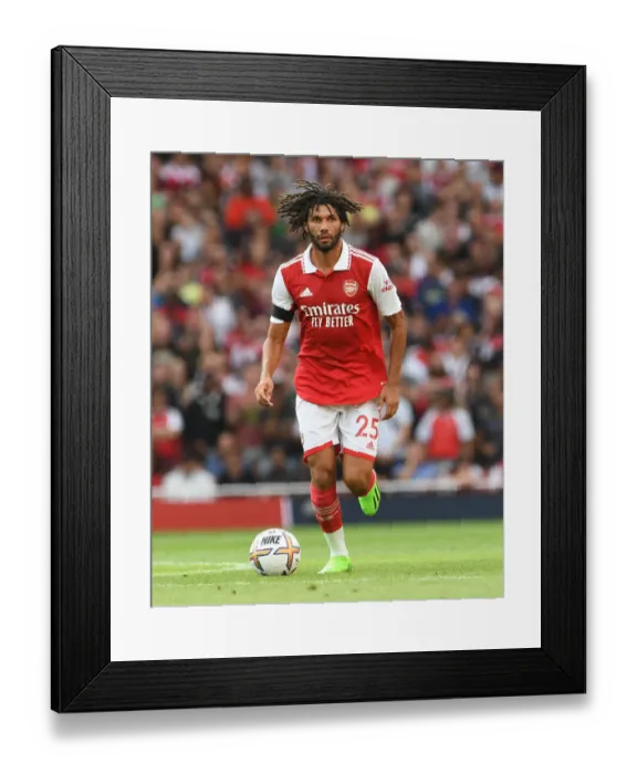 Framed Print : Mohamed Elneny in Action: Arsenal vs. Fulham, 2022-23 Premier League