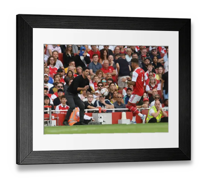 Framed Print : Arsenal's Arteta Orders Up White: Arsenal FC vs Fulham FC, Premier League 2022-23 Framed Print : Arsenal's Arteta Orders Up White: Arsenal FC vs Fulham FC, Premier League 2022-23