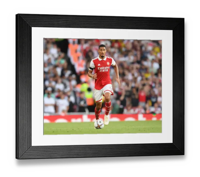 Framed Print : William Saliba Shines: Arsenal Kicks Off Premier League Season with Victory over Fulham Framed Print : William Saliba Shines: Arsenal Kicks Off Premier League Season with Victory over Fulham
