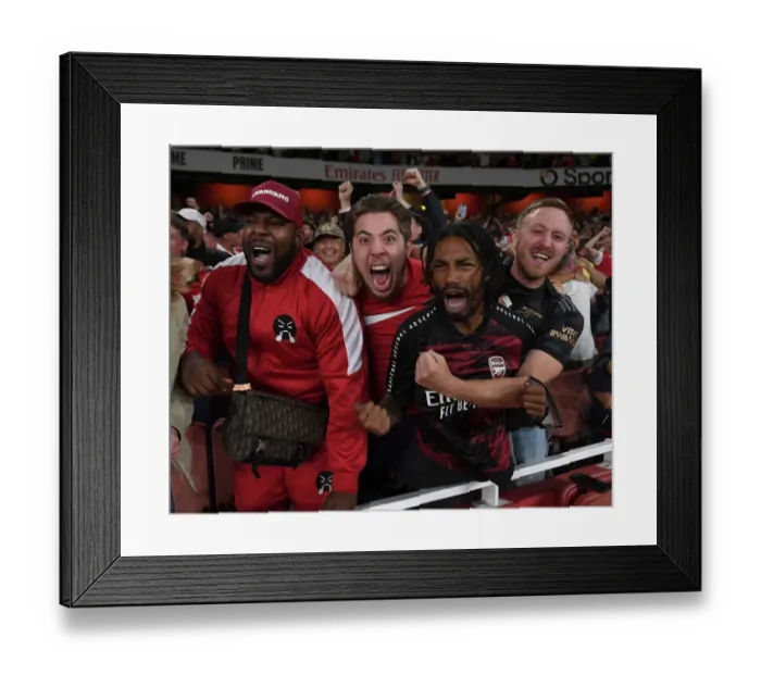 Framed Print : Arsenal Fans Euphoria: The Unforgettable Moment of the Second Goal Against Aston Villa in the 2022-23 Premier League Framed Print : Arsenal Fans Euphoria: The Unforgettable Moment of the Second Goal Against Aston Villa in the 2022-23 Premier League