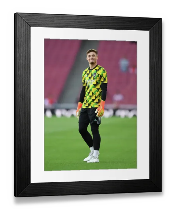 Framed Print : Arsenal FC: Behind the Scenes - Hubert Graczyk's Pre-Match Routine at Emirates Stadium (2022-23) - Arsenal vs Aston Villa