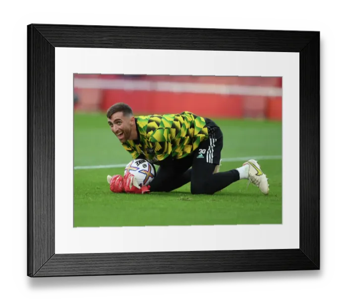 Framed Print : Arsenal FC vs Aston Villa: Matt Turner's Pre-Match Routine at Emirates Stadium (2022-23) Framed Print : Arsenal FC vs Aston Villa: Matt Turner's Pre-Match Routine at Emirates Stadium (2022-23)