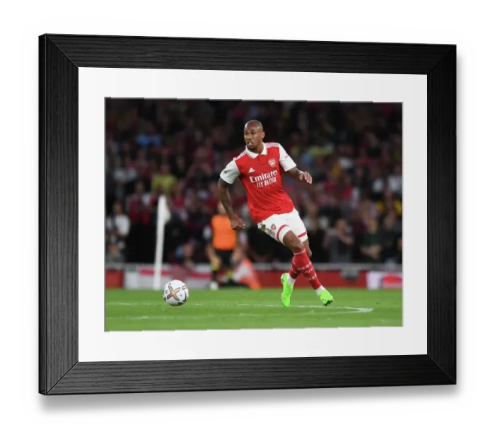 Framed Print : Gabriel Magalhaes in Action: Arsenal vs Aston Villa, Premier League 2022-23 Framed Print : Gabriel Magalhaes in Action: Arsenal vs Aston Villa, Premier League 2022-23