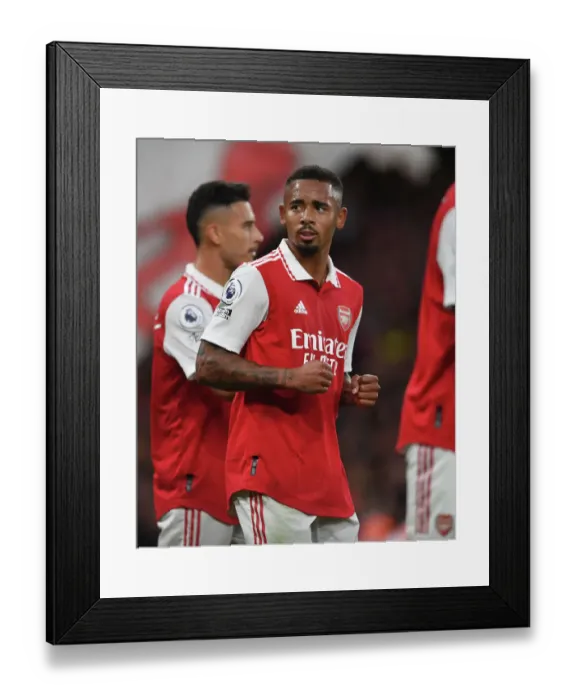 Framed Print : Gabriel Jesus Scores the Winning Goal: Arsenal Triumphs over Aston Villa in the Premier League 2022-23 Framed Print : Gabriel Jesus Scores the Winning Goal: Arsenal Triumphs over Aston Villa in the Premier League 2022-23