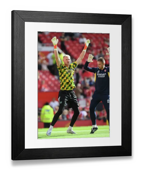 Framed Print : Arsenal's Aaron Ramsdale Gears Up for Manchester United Showdown - Premier League 2022-23