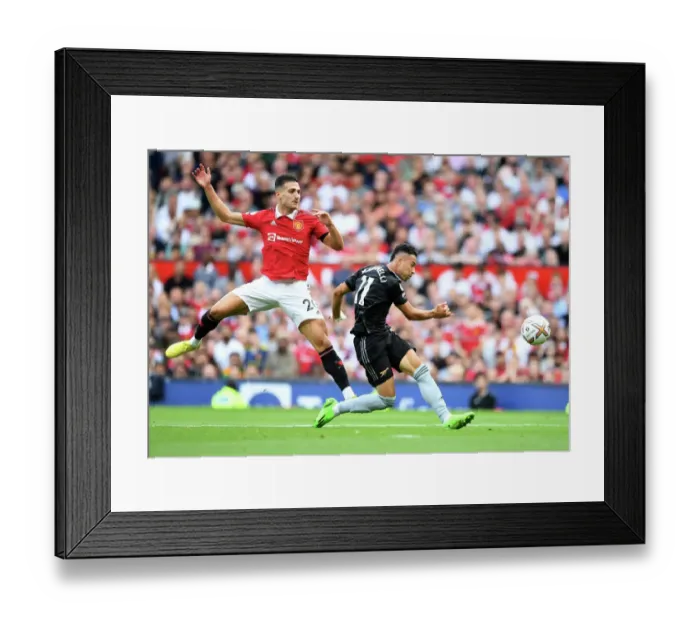 Framed Print : Disallowed Goal: Gabriel Martinelli Scores for Arsenal against Manchester United (2022-23) Framed Print : Disallowed Goal: Gabriel Martinelli Scores for Arsenal against Manchester United (2022-23)