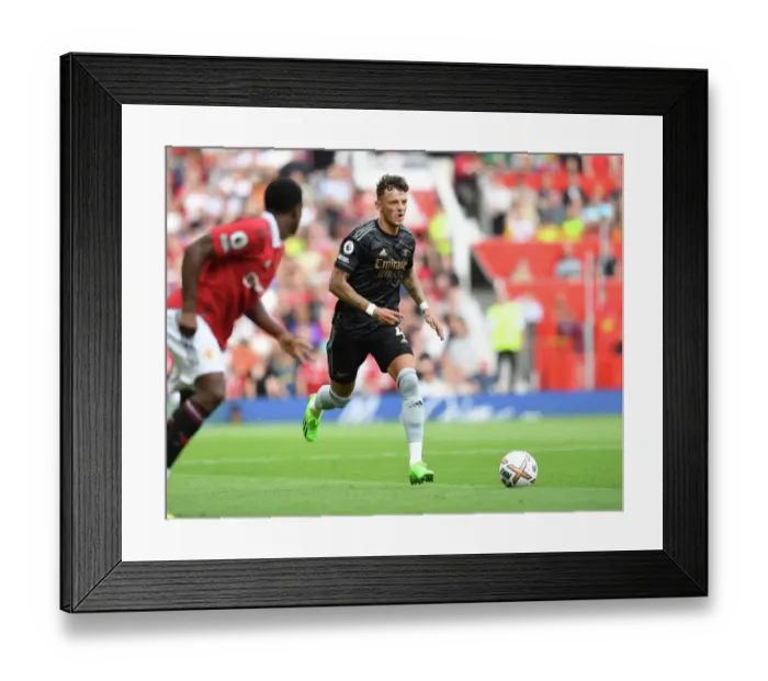Framed Print : Clash of the Titans: Manchester United vs. Arsenal - Premier League Showdown 2022-23