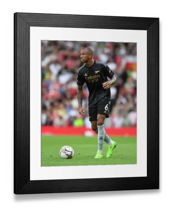 Framed Print : Gabriel Magalhaes Faces Off Against Manchester United in 2022-23 Premier League Clash Framed Print : Gabriel Magalhaes Faces Off Against Manchester United in 2022-23 Premier League Clash