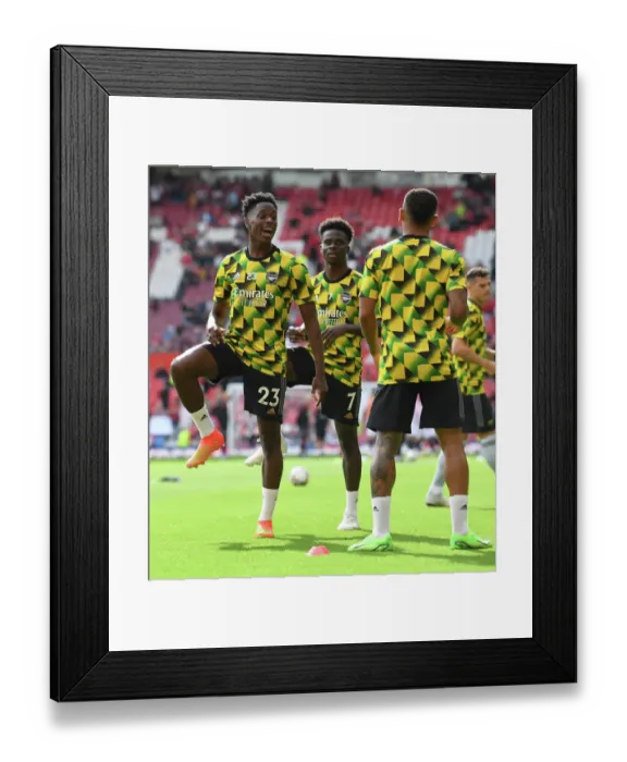Framed Print : Arsenal's Albert Sambi Lokonga Warms Up Ahead of Manchester United Clash - Premier League 2022-23 Framed Print : Arsenal's Albert Sambi Lokonga Warms Up Ahead of Manchester United Clash - Premier League 2022-23