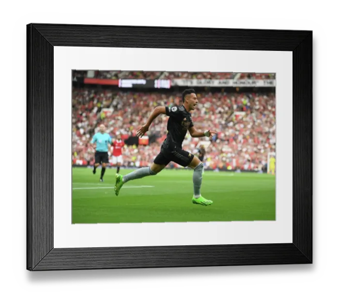 Framed Print : Controversial Goal Disallowed: Martinelli's Celebration vs Manchester United (2022-23) Framed Print : Controversial Goal Disallowed: Martinelli's Celebration vs Manchester United (2022-23)