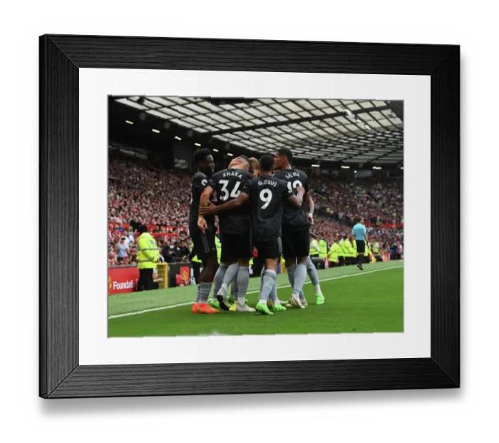 Framed Print : Arsenal's Bukayo Saka Scores Thriller at Old Trafford: Manchester United vs Arsenal (2022-23) Framed Print : Arsenal's Bukayo Saka Scores Thriller at Old Trafford: Manchester United vs Arsenal (2022-23)