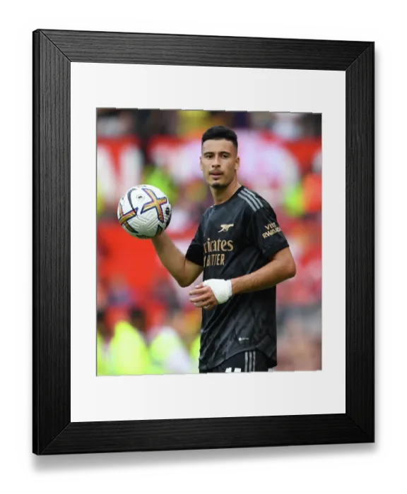 Framed Print : Martinelli Makes His Mark: Arsenal's Young Star Shines in Premier League Debut Against Manchester United, 2022-23
