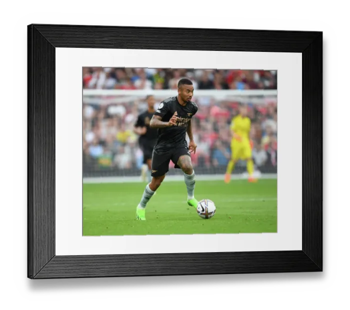 Framed Print : Gabriel Jesus in Action: A Riveting Moment from Manchester United vs. Arsenal, Premier League 2022-23 Framed Print : Gabriel Jesus in Action: A Riveting Moment from Manchester United vs. Arsenal, Premier League 2022-23