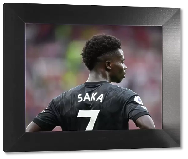 Bukayo Saka in Action: Manchester United vs. Arsenal, Premier League 2022-23