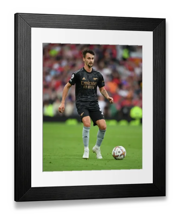 Framed Print : Fabio Vieira vs Manchester United: Premier League Showdown at Old Trafford (2022-23)