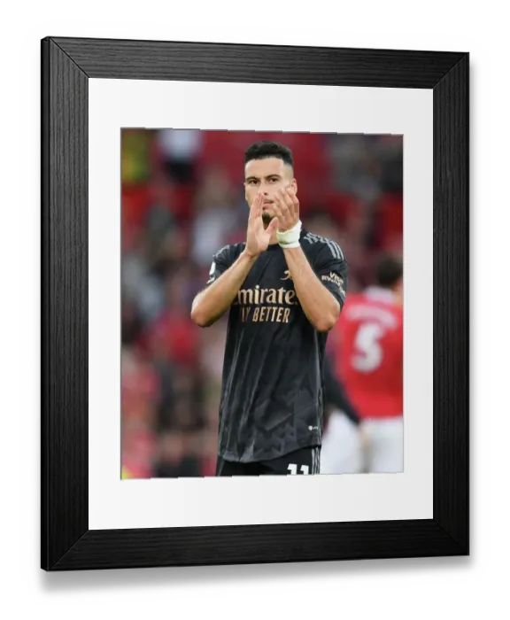Framed Print : Defiant Xhaka: Arsenal's Granit Applauds Fans Amidst Manchester United Rivalry, Premier League 2022-23 Framed Print : Defiant Xhaka: Arsenal's Granit Applauds Fans Amidst Manchester United Rivalry, Premier League 2022-23
