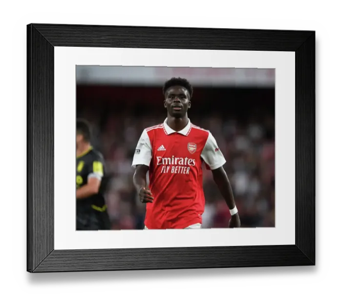 Framed Print : Arsenal's Bukayo Saka in Action against Aston Villa in the 2022-23 Premier League Framed Print : Arsenal's Bukayo Saka in Action against Aston Villa in the 2022-23 Premier League