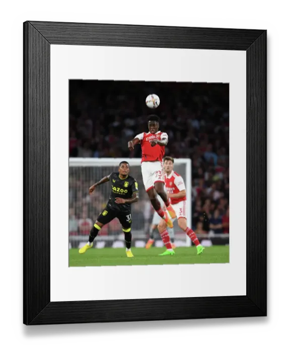 Framed Print : Arsenal's Sambi in Action: 2022-23 Premier League Clash Against Aston Villa at Emirates Stadium Framed Print : Arsenal's Sambi in Action: 2022-23 Premier League Clash Against Aston Villa at Emirates Stadium