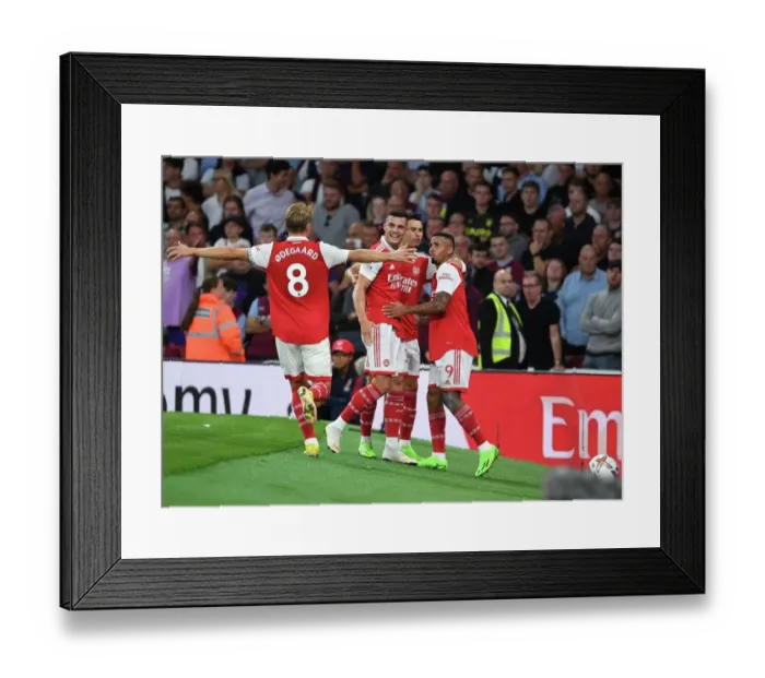 Framed Print : Arsenal's Gabriel Jesus Scores First Goal vs. Aston Villa in 2022-23 Premier League Framed Print : Arsenal's Gabriel Jesus Scores First Goal vs. Aston Villa in 2022-23 Premier League