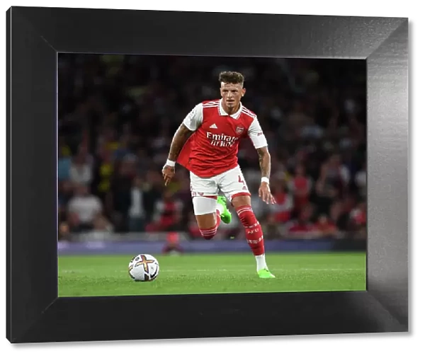 Arsenal's Ben White in Action: Arsenal vs Aston Villa, 2022-23 Premier League