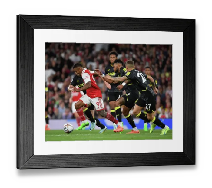 Framed Print : Arsenal's Gabriel Jesus Faces Off Against Mings and McGinn in Intense Arsenal vs. Aston Villa Clash Framed Print : Arsenal's Gabriel Jesus Faces Off Against Mings and McGinn in Intense Arsenal vs. Aston Villa Clash