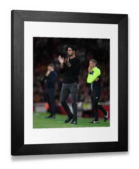 Framed Print : Arsenal's Mikel Arteta Leads the Charge Against Aston Villa in 2022-23 Premier League Framed Print : Arsenal's Mikel Arteta Leads the Charge Against Aston Villa in 2022-23 Premier League