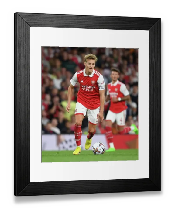 Framed Print : Arsenal's Martin Odegaard Shines in Premier League Clash Against Aston Villa Framed Print : Arsenal's Martin Odegaard Shines in Premier League Clash Against Aston Villa
