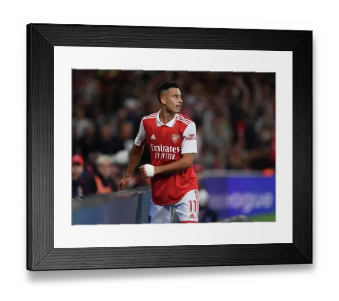 Framed Print : Martinelli's Debut: Arsenal's Triumph Over Aston Villa Framed Print : Martinelli's Debut: Arsenal's Triumph Over Aston Villa