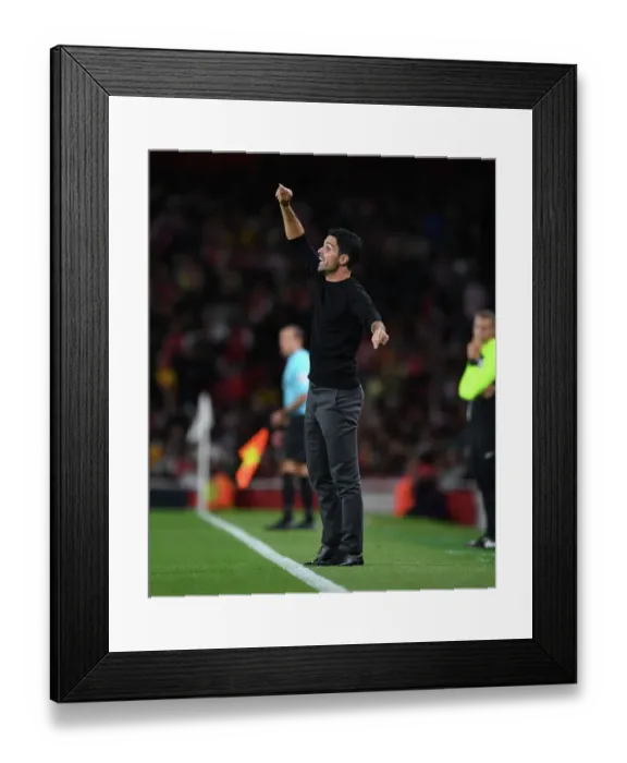 Framed Print : Arsenal's Mikel Arteta Faces Off Against Aston Villa in 2022-23 Premier League Showdown Framed Print : Arsenal's Mikel Arteta Faces Off Against Aston Villa in 2022-23 Premier League Showdown