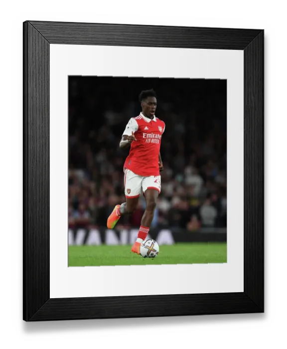 Framed Print : Arsenal's Sambi in Action: Arsenal vs Aston Villa, 2022-23 Premier League