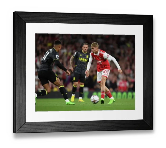 Framed Print : Emile Smith Rowe Shines: Arsenal's Victory Against Aston Villa Framed Print : Emile Smith Rowe Shines: Arsenal's Victory Against Aston Villa