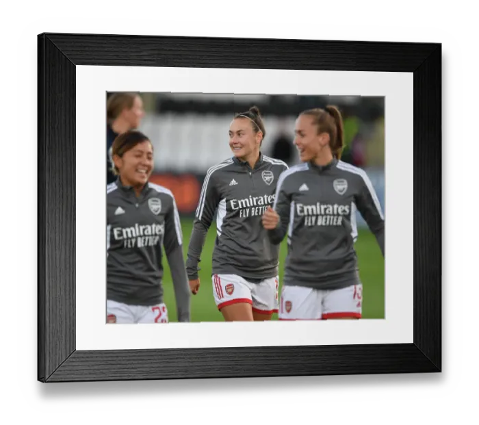 Framed Print : Arsenal WFC vs Brighton & Hove Albion WFC: Showdown in the Women's Super League at Meadow Park Framed Print : Arsenal WFC vs Brighton & Hove Albion WFC: Showdown in the Women's Super League at Meadow Park