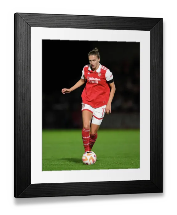 Framed Print : Arsenal's Vivianne Miedema Shines: Arsenal Women Crush Brighton in FA WSL 2022-23