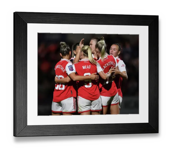 Framed Print : Arsenal Women's Super League: Stina Blackstenius Scores Brace as Arsenal Defeat Brighton