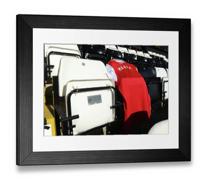Framed Print : Arsenal FC Honors Maria Petri: A Tribute Before Arsenal Women vs. Brighton & Hove Albion