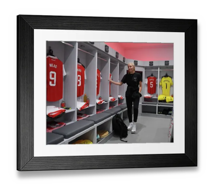Framed Print : Arsenal WFC vs Brighton & Hove Albion WFC: Barclays Women's Super League Showdown at Meadow Park