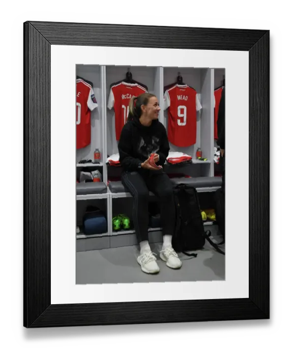 Framed Print : Arsenal WFC vs Brighton & Hove Albion WFC: Showdown in the Women's Super League at Meadow Park