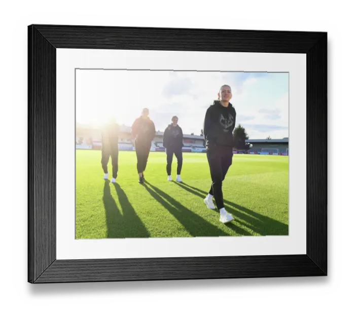 Framed Print : Arsenal WFC vs Brighton & Hove Albion WFC: Showdown in the Women's Super League at Meadow Park