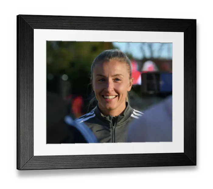 Framed Print : Arsenal's Leah Williamson: Pre-Match Interview Ahead of Arsenal WFC vs. Brighton & Hove Albion WFC (FA WSL 2022-23) Framed Print : Arsenal's Leah Williamson: Pre-Match Interview Ahead of Arsenal WFC vs. Brighton & Hove Albion WFC (FA WSL 2022-23)