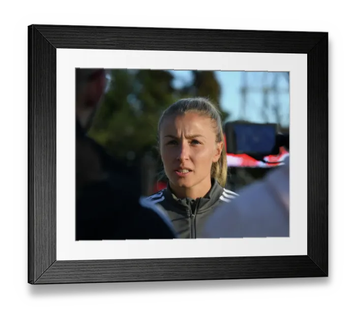 Framed Print : Arsenal's Leah Williamson Pre-Match Interview: Arsenal WFC vs Brighton & Hove Albion WFC (2022-23) Framed Print : Arsenal's Leah Williamson Pre-Match Interview: Arsenal WFC vs Brighton & Hove Albion WFC (2022-23)