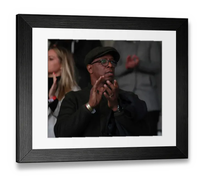 Framed Print : Ian Wright at Arsenal Women's Match vs Brighton & Hove Albion: A Legend's Support in the Barclays WSL Showdown Framed Print : Ian Wright at Arsenal Women's Match vs Brighton & Hove Albion: A Legend's Support in the Barclays WSL Showdown