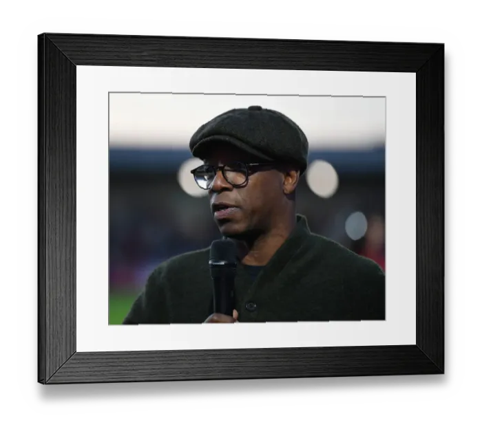 Framed Print : Ian Wright at Arsenal WFC vs Brighton & Hove Albion WFC - Barclays Women's Super League Framed Print : Ian Wright at Arsenal WFC vs Brighton & Hove Albion WFC - Barclays Women's Super League
