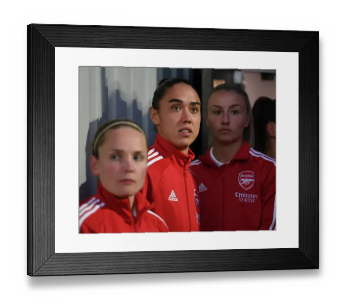 Framed Print : Arsenal WFC vs Brighton & Hove Albion WFC: Showdown in FA Women's Super League at Meadow Park