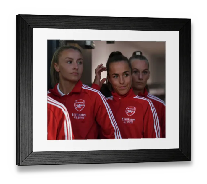 Framed Print : Arsenal WFC vs Brighton & Hove Albion WFC: Showdown in the Barclays Women's Super League at Meadow Park