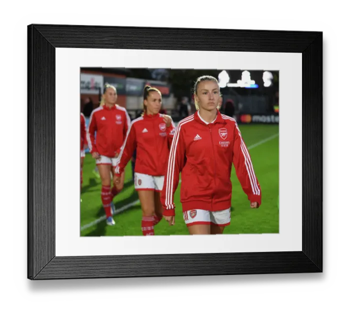 Framed Print : Arsenal WFC vs Brighton & Hove Albion WFC: Showdown in the Barclays Women's Super League at Meadow Park