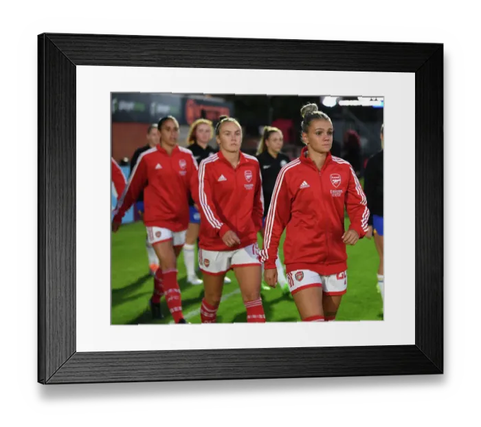 Framed Print : Arsenal WFC vs. Brighton & Hove Albion WFC: Clash in the Barclays Women's Super League Framed Print : Arsenal WFC vs. Brighton & Hove Albion WFC: Clash in the Barclays Women's Super League