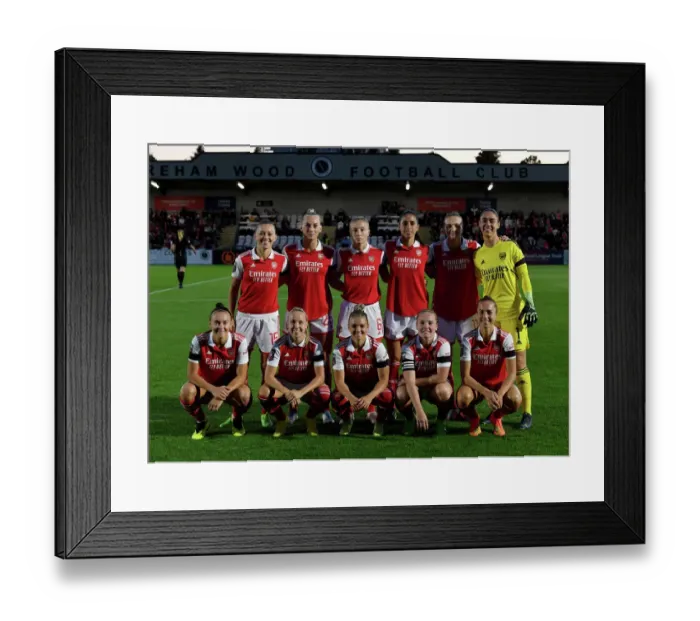 Framed Print : Arsenal WFC vs Brighton & Hove Albion WFC: Showdown in the Barclays Women's Super League at Meadow Park