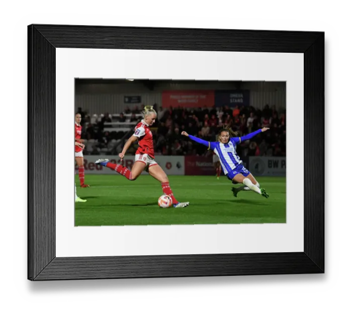 Framed Print : Arsenal Women vs Brighton & Hove Albion Women: Stina Blackstenius Scores in FA WSL Clash Framed Print : Arsenal Women vs Brighton & Hove Albion Women: Stina Blackstenius Scores in FA WSL Clash