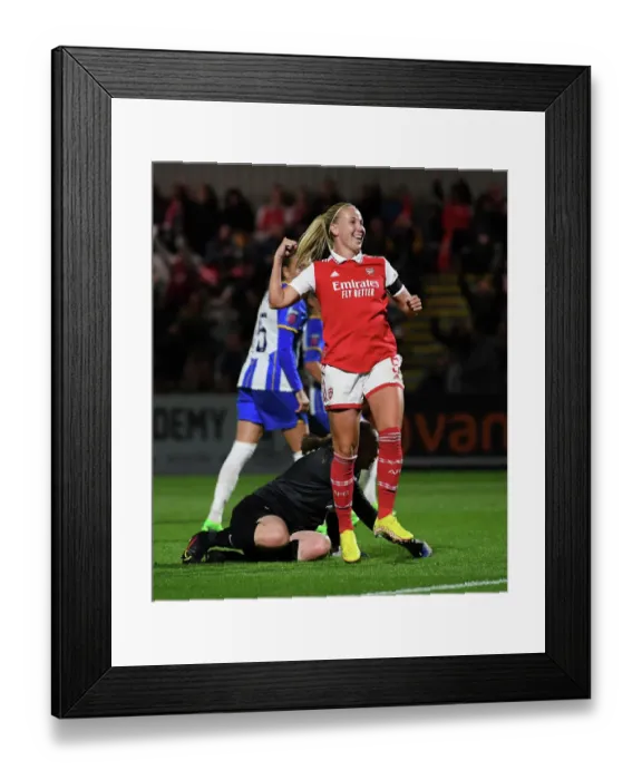 Framed Print : Beth Mead Scores Brace: Arsenal Women's Super League Victory Over Brighton & Hove Albion Framed Print : Beth Mead Scores Brace: Arsenal Women's Super League Victory Over Brighton & Hove Albion